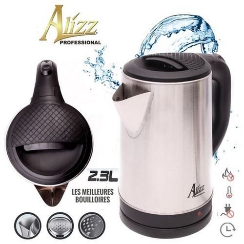 The Alizz 2.3L Professional Electric Kettle - Silver (AL-0909) - Image 2