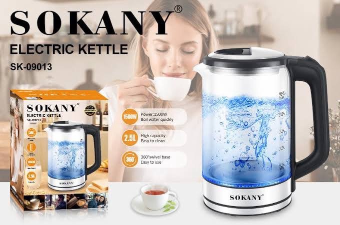 Sokany Electric Kettle (SK-09013) - Image 2