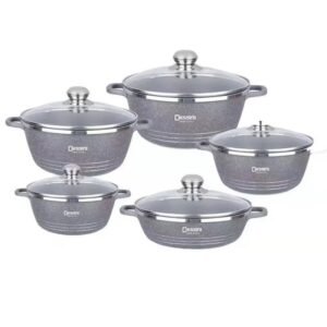 Royal Non Stick Cookware (DN-DY-10) - 10-Piece Set