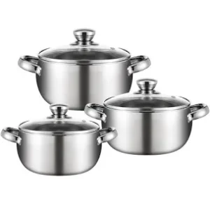 Stainless Steel Soup Pot- 8 Pieces ( SCS-455)