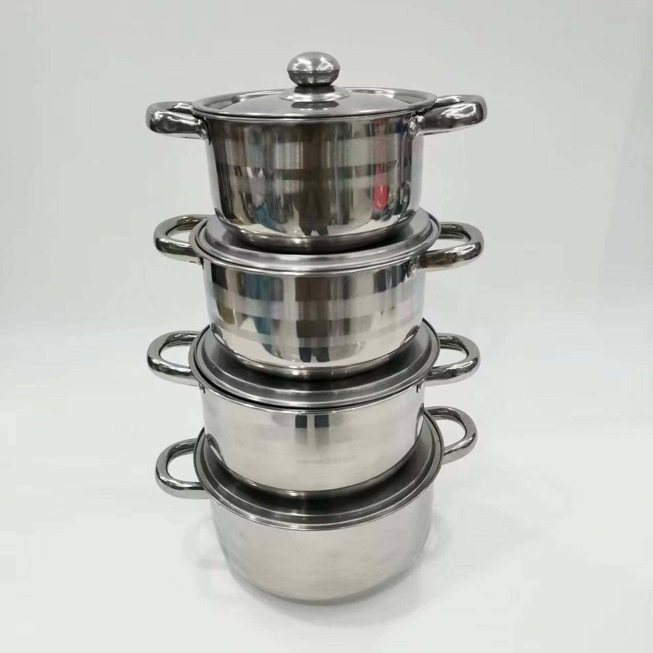 Stainless Steel Soup Pot- 8 Pieces ( SCS-455) - Image 3