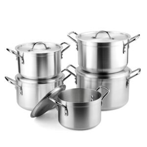10-Piece Aluminum Cookware Set(Your Cooker)