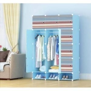 Portable Plastic Wardrobe (B12)